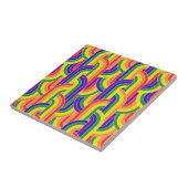 Modernes Regenbogenmuster Fliese (Seite)