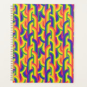 Modernes Regenbogenmuster Planer (Vorderseite)