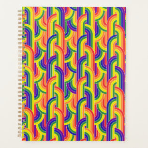 Modernes Regenbogenmuster Planer