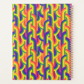 Modernes Regenbogenmuster Planer (Rückseite)