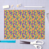 Modernes Regenbogenmuster Seidenpapier (Handwerk)