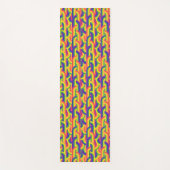 Modernes Regenbogenmuster Yogamatte (Vorderseite)