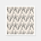 Modernes Regenmuster Serviette (Vorderseite)