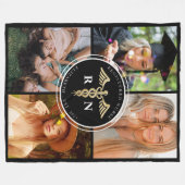 Modernes registriertes medizinisches Foto für Kran Fleecedecke (Vorderseite (Horizontal))