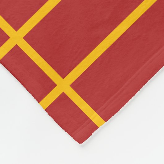 Modernes Reittheater Monogram Fleecedecke (Ecke)