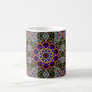 Modernes Relief-Kaleidoskop Kaffeetasse