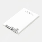 Modernes Reno Nevada Berufliches Geschenk Personal Post-it Klebezettel (angewinkelt)