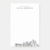 Modernes Reno Nevada Berufliches Geschenk Personal Post-it Klebezettel (Vorderseite)