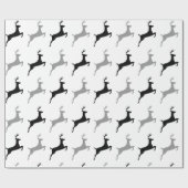 Modernes Rentier Geschenkpapier (Flach)