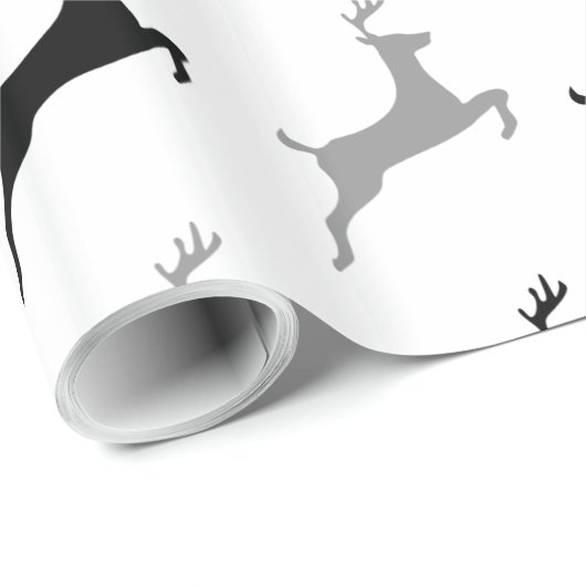 Modernes Rentier Geschenkpapier (Rolleneckpunkt)