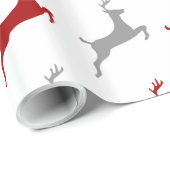 Modernes Rentier Geschenkpapier (Rolleneckpunkt)