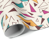 Modernes Retro 80er Wrapping Paper Geschenkpapier (Rolleneckpunkt)