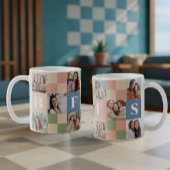 Modernes Retro-BESTE FREUNDINNEN Foto-Prüfbrett-Mu Kaffeetasse