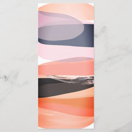 Modernes Retro Bold und Edgy Wedding Menu Menükarte (Rückseite)