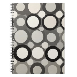 Modernes Retro-Circle-Notebook Notizblock