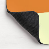Modernes Retro Color Geometric Muster Monogram Mousepad (Ecke)