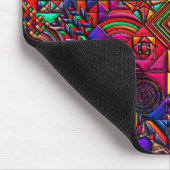 modernes Retro der digitalen Steppdecke Mousepad (Ecke)