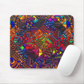 modernes Retro der digitalen Steppdecke Mousepad (Mit Mouse)