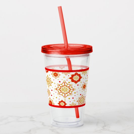 Modernes Retro-Design Mitte des Jahrhunderts Acryltrinkbecher (Links)