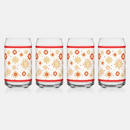 Modernes Retro-Design Mitte des Jahrhunderts Dosenglas (Hinten)