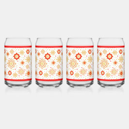 Modernes Retro-Design Mitte des Jahrhunderts Dosenglas