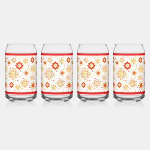 Modernes Retro-Design Mitte des Jahrhunderts Dosenglas