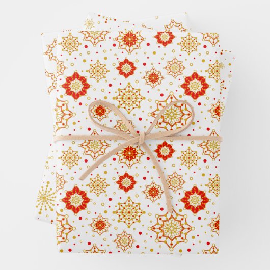 Modernes Retro-Design Mitte des Jahrhunderts Geschenkpapier Set (Beispiel)