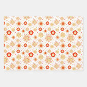 Modernes Retro-Design Mitte des Jahrhunderts Geschenkpapier Set (Vorderseite)