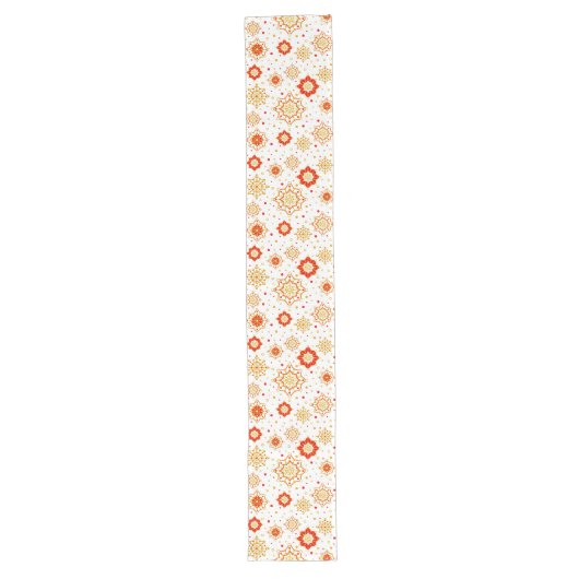 Modernes Retro-Design Mitte des Jahrhunderts Großer Tischläufer (Vorderseite)