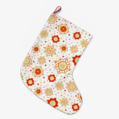 Modernes Retro-Design Mitte des Jahrhunderts Großer Weihnachtsstrumpf (Vorderansicht (hängend))
