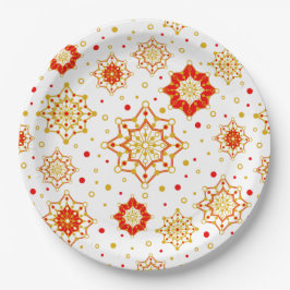 Modernes Retro-Design Mitte des Jahrhunderts Pappteller