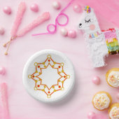 Modernes Retro-Design Mitte des Jahrhunderts Pappteller (Party)