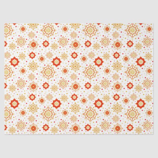 Modernes Retro-Design Mitte des Jahrhunderts Seidenpapier (Vorderseite)