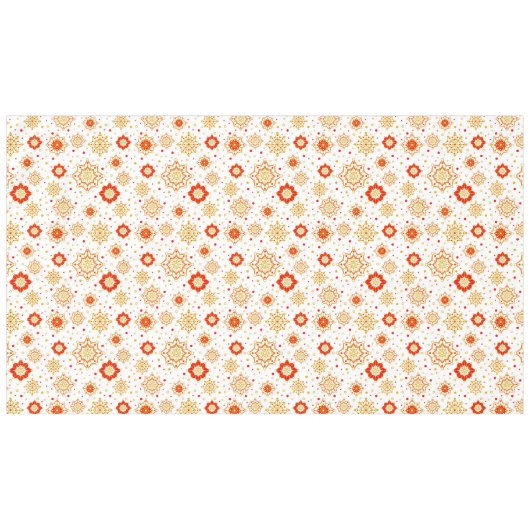 Modernes Retro-Design Mitte des Jahrhunderts Tischdecke (Vorderseite (Horizontal))