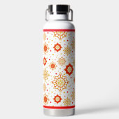 Modernes Retro-Design Mitte des Jahrhunderts Trinkflasche (Rückseite)