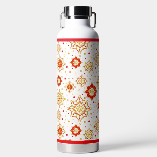 Modernes Retro-Design Mitte des Jahrhunderts Trinkflasche (Vorderseite)