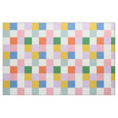 Modernes Retro-farbiges, kariertes Muster Stoff (Fat Quarter (45,7 x 55,9 cm))