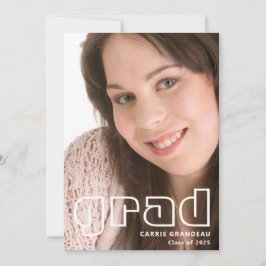 Modernes Retro | Foto Grad Ankündigung