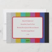 Modernes Retro-Foto Weihnachtsgeschäft Feiertagskarte (Rückseite)