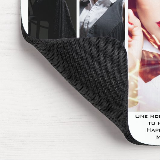 Modernes Retro-Glamour-Portfolio Mousepad (Ecke)