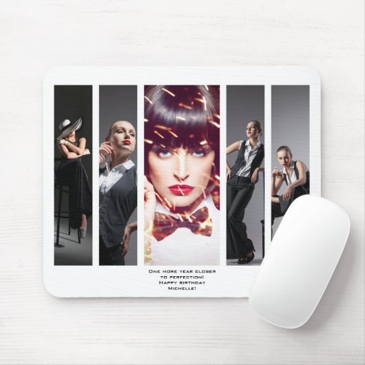 Modernes Retro-Glamour-Portfolio Mousepad (Mit Mouse)