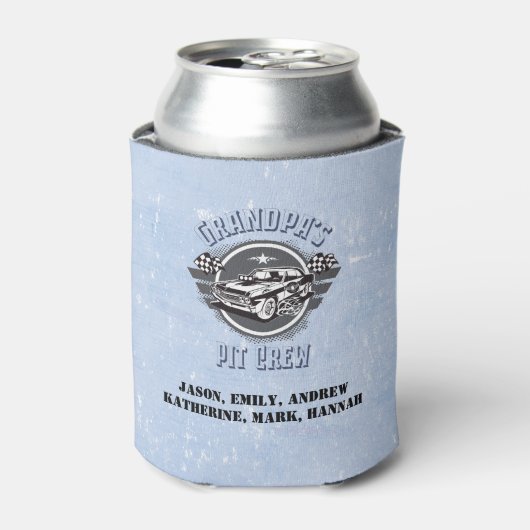 Modernes Retro-Großraumauto für die Crew Pit Dosenkühler (Kanne Vorderseite)