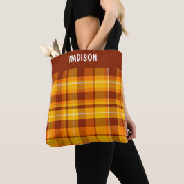 Modernes Retro-kariert Tasche