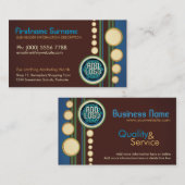 Modernes Retro mit Logo oder Foto pro Geschäftsein Visitenkarte (Vorne/Hinten)