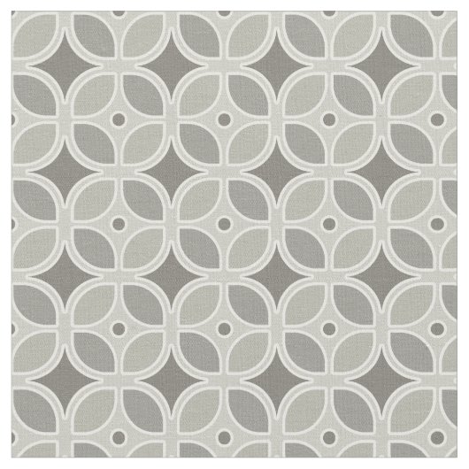 Modernes Retro-Mod Square-Design im Mittelalter Stoff (Nahaufnahme)