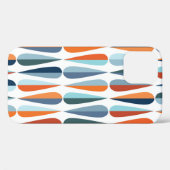 Modernes Retro-Muster aus der Mitte des Jahrhunder Case-Mate iPhone Hülle (Rückseite (Horizontal))