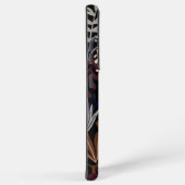 Modernes Retro-Muster Samsung Galaxy Hülle (Rechte Seite)