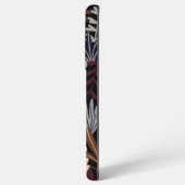 Modernes Retro-Muster Samsung Galaxy Hülle (Linke Seite)