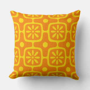 modernes Retro-Orange Kissen