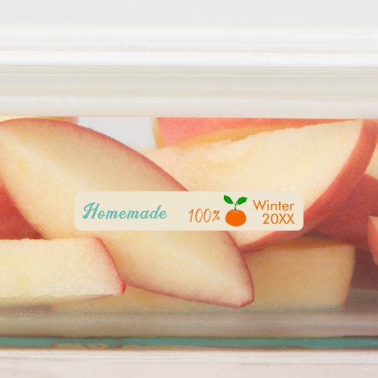 Modernes Retro Orange Marmalade Tamper Proof Siege Etiketten (Befestigt)